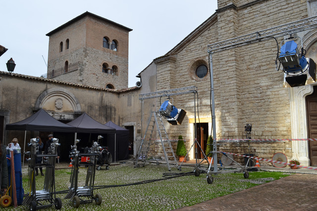 Di nuovo riprese cinematografiche a Farfa!